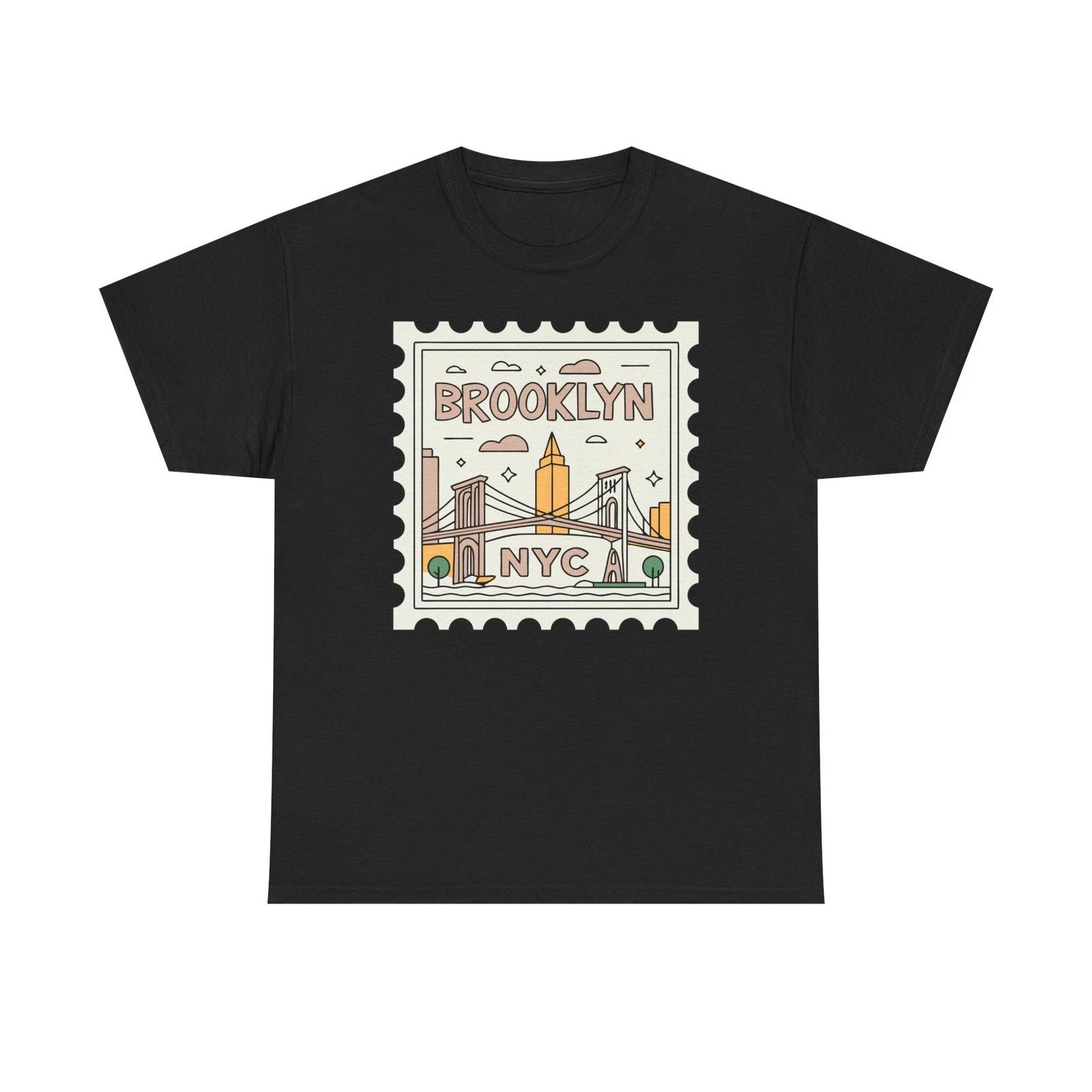 Brooklyn stamp illustration Children s Children s T Children s T-shirt | Subway Bridge Cityscape 120