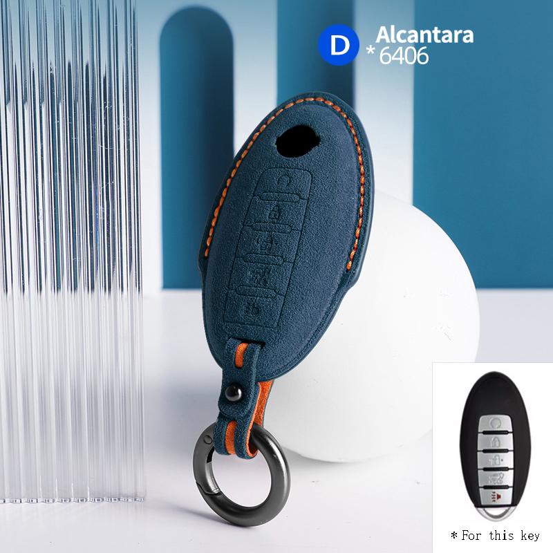 Interior Mouldings 5 Button Car Key Case Cover Shell For Nissan Patrol Y62 Altima Maxima Remote Keychain Accessories