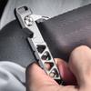 1PCS  Durable Titanium Alloy Everyday Carry Pry Bar – A Multi-purpose Pocket Tool Designed Specifically for Outdoor Survival and Camping
