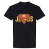 He Is Risen Jesus Superhero Style Christian T Shirt Faith Cross Easter Tee