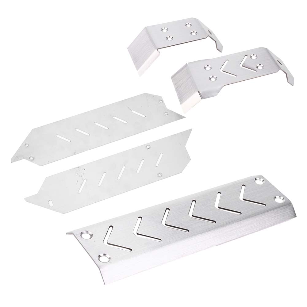 5Pcs Stainless Steel Chassis Guard Plate Board Protector Fit for TRAXXAS X MAXX 1 10 RC Car
