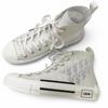 Excellent DIOR High Cut Sneakers B23 Oblique Pattern White Rubber Mens 43 Used