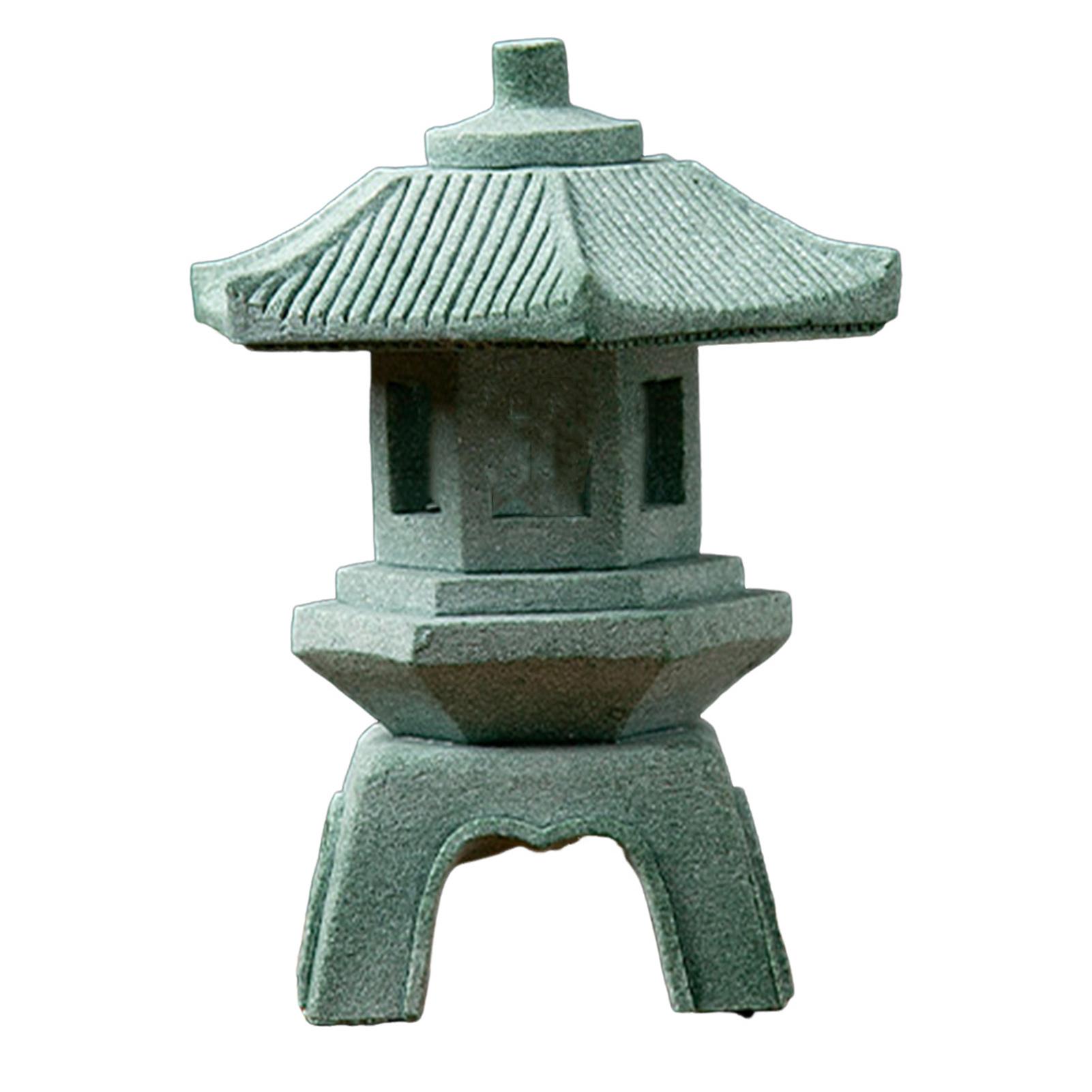 

Lantern Garden Statue Table Art Home Room Decoration for Plant Pot Home Garden Yard Small