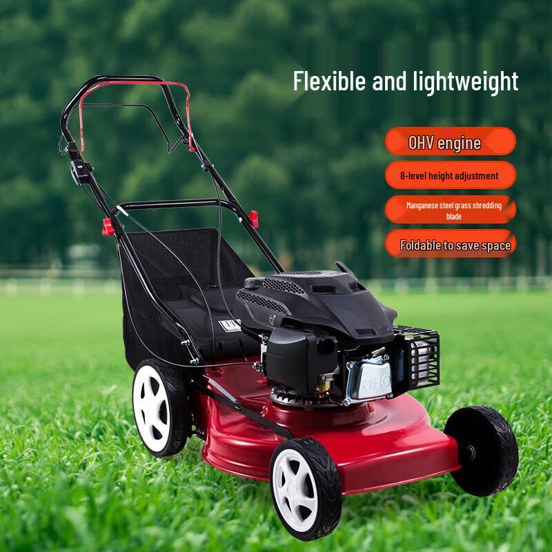 Longlida Gasoline Push Lawnmower with Yamaha Engine CN plug (adapter included)
