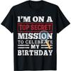 Spy Birthday Party Theme Top Secret Mission Shirt T-Shirt