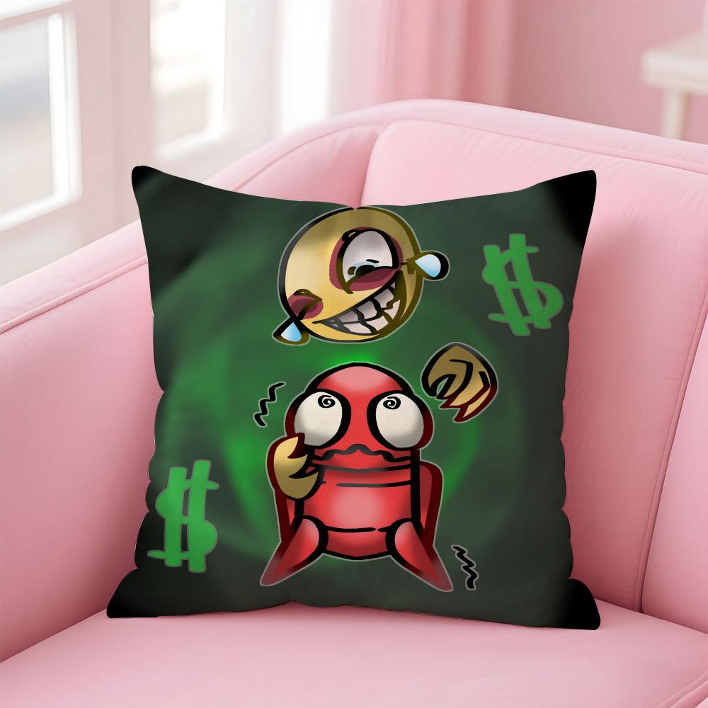 Horrible Games RREPOS Cushion Cover Pillowcase Short Plush Invisible Zipper Room Sofa Cushion Cover