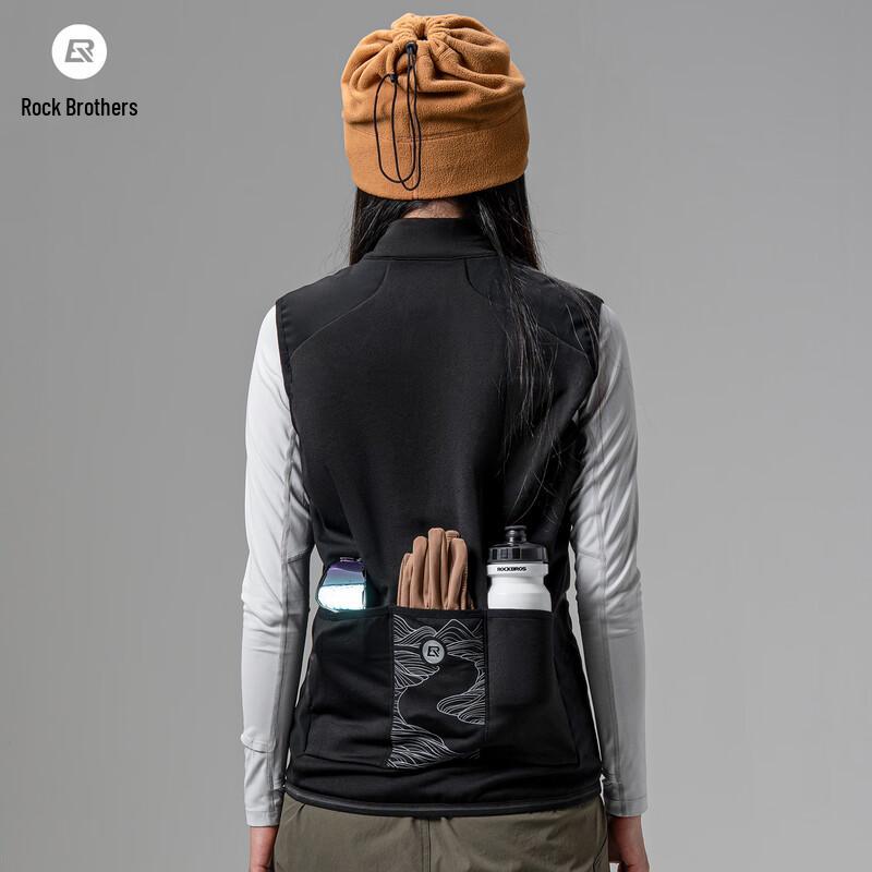 Rockbros Windproof Fleece Cycling Vest