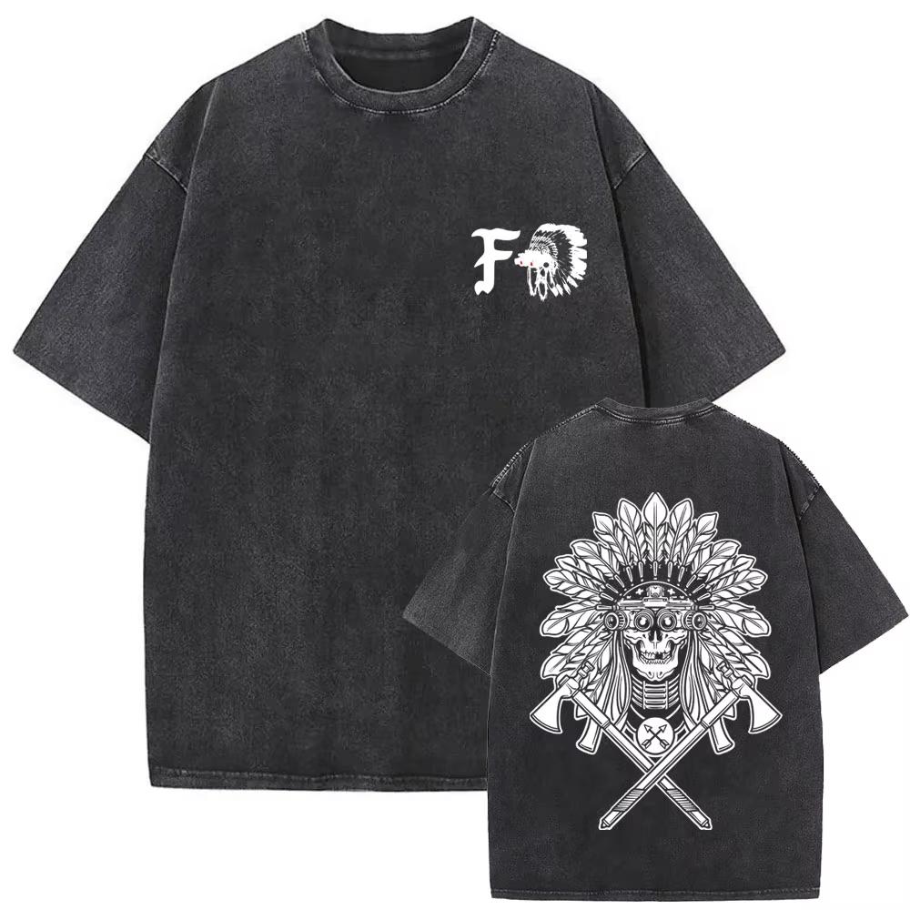Heet Verkocht Forward Observations Group Tactisch Korte Mouwen Grafische Print Retro Gewassen Katoen T-shirt Mannen Vrouwen Los Casual Oversized Zomer Nieuw T-shirt