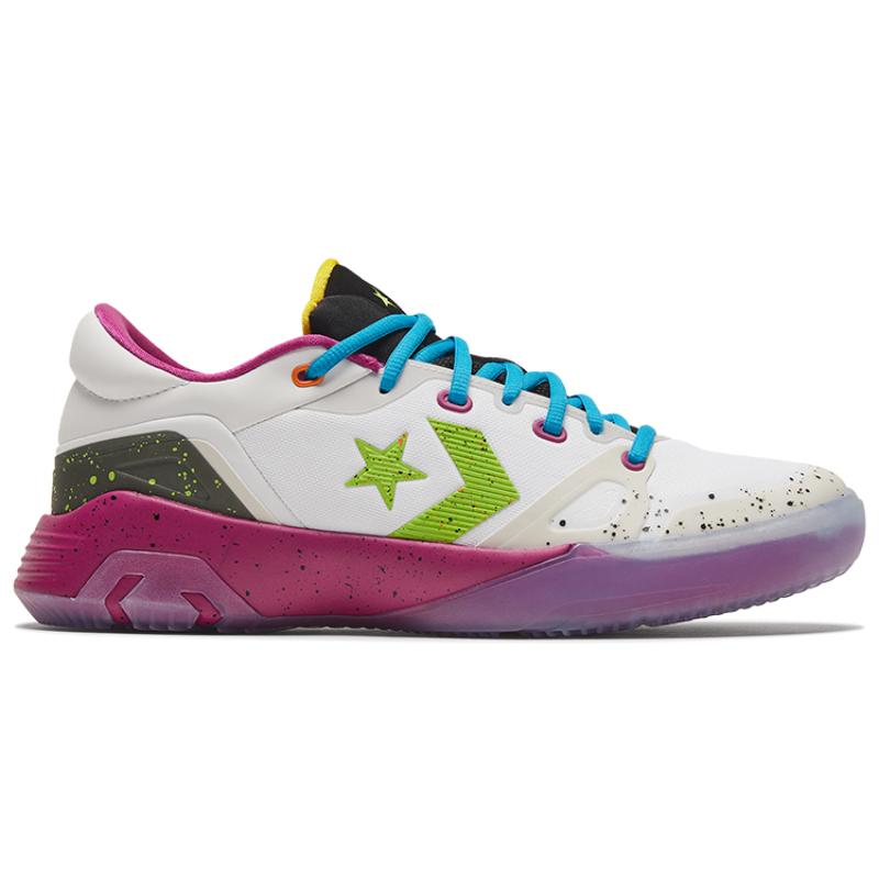 Converse G4 Round-toe Lace-up Low-Top Air Zoom Basketball Shoes Unisex White