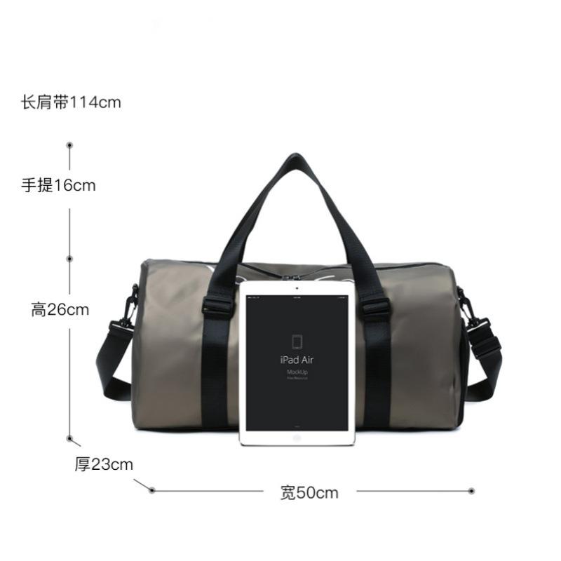 Dry and wet separation fitness bag, clothes storage bag, travel storage bag, hand luggage bag, shoulder bag, short-distance travel bag.