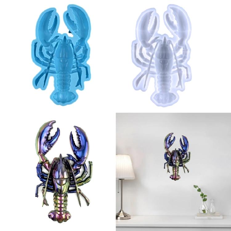 Lobster Wall Hangings Silicone Mold,Animals Epoxy Casting Mold for Wall Decor