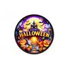 Halloween LED Light Up Hanging Sign for Home Decor (Batteries Not Included)