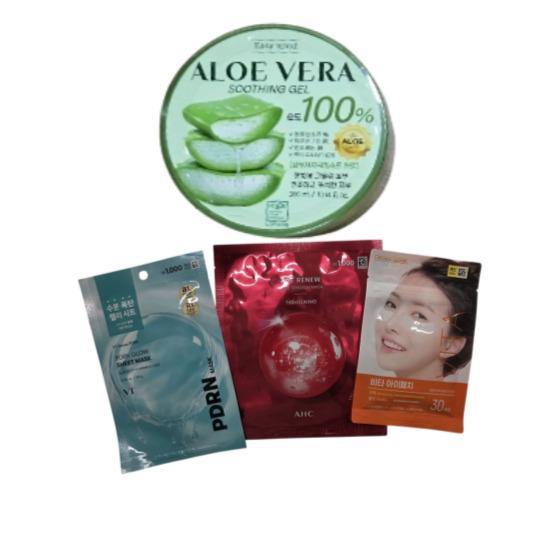 

Easy Mind Aloe Vera 100% Vegan Soothing Gel 300ml Lucky Box Set Lucky Box 5