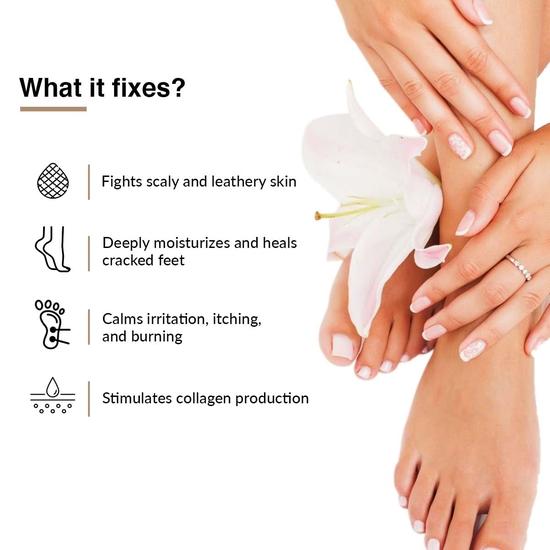 Fixderma 5% kwasu mlekowego, 15% mocznika, nawilża i koi stopy, naprawa pięt, bez parabenów i siarczanów, wszystkie rodzaje skóry 75 g