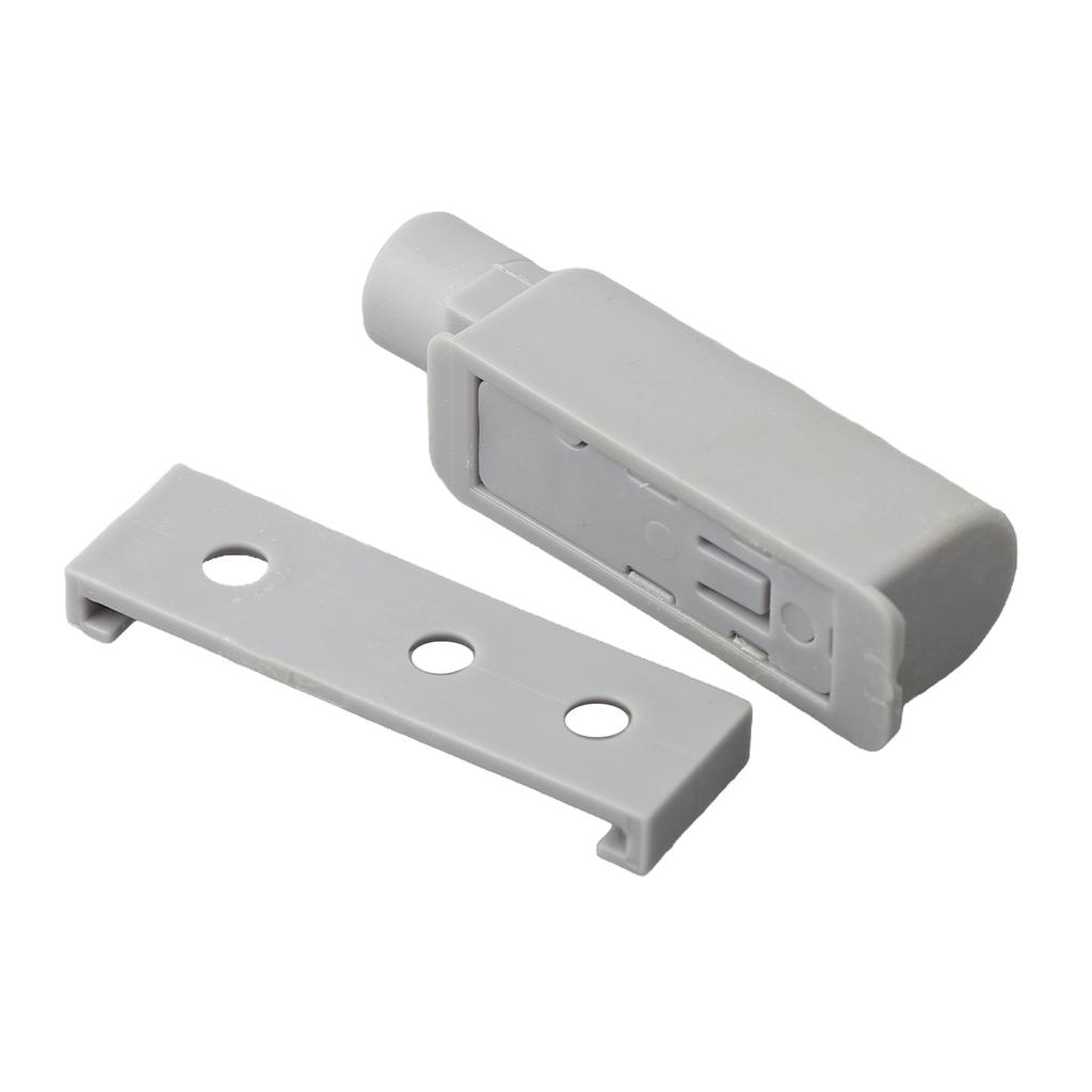 Cabinet Catch Damper Buffer Easy To Install Good Sealing Effect Grey Metal Reduce The Noise Replace The Handle