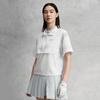 FILA Golf Series Fashion Simple Trendy Sports Casual Versatile Comfortable Half-Zip Stand Collar Cool Touch Short Sleeve T-Shirt A11W625130FWT