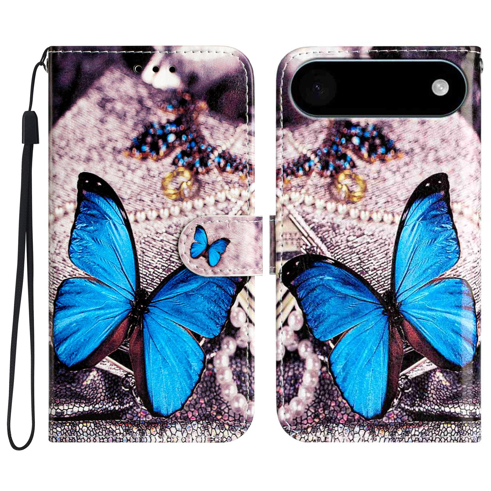 For iPhone Air Wallet Case Printed Pattern Design Leather Phone Cover F