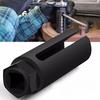 1 Piece of 9cm Long Black Oxygen Sensor Socket Tool 1/2 "square Driver Disassembly European Oxygen Sensor Socket Wrench General