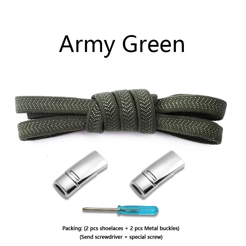 1Pair Magnetic Lock Shoelaces Without Ties Elastic Laces Sneakers No Tie Shoe Laces for Kids Adult Flat Shoelace Rubber Bands