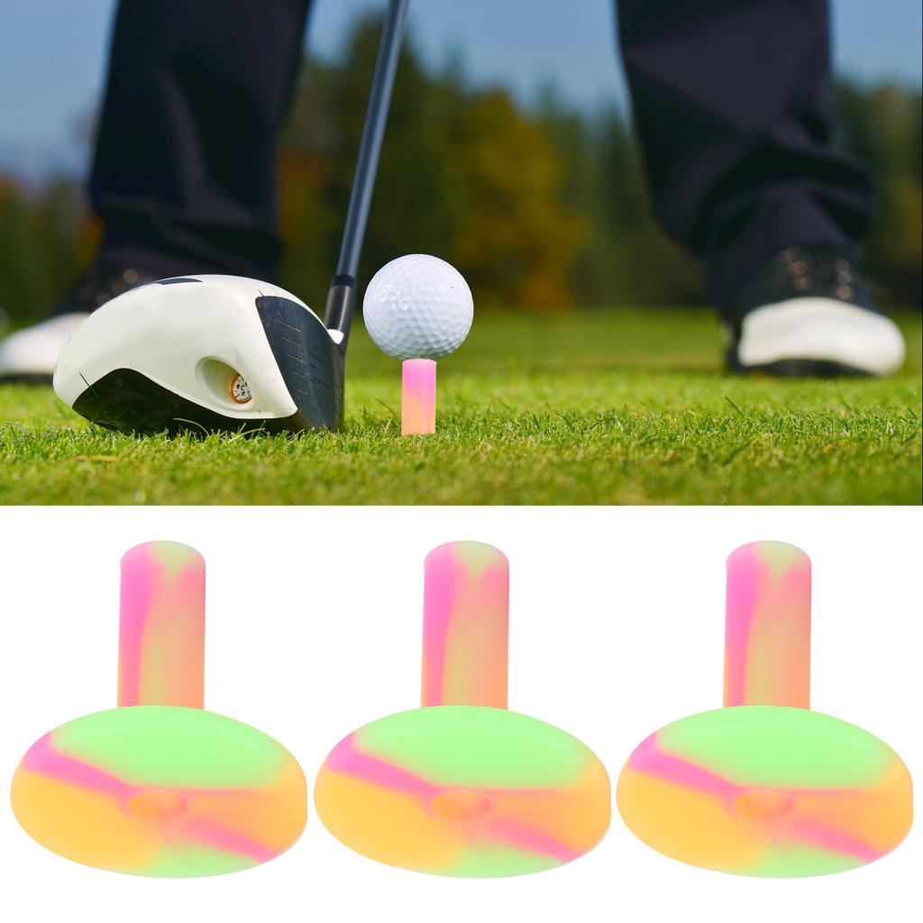 3pcs Rubb Tees Hold Indoor Outdoor Sports Practice Aids Accessories for