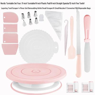 Zhaoran Cake Decorating Turntable Set