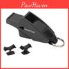 Sports Whistle Pratical And Portable Outdoor Whistle With 2 Finger Clips For Outdoors Sportsblack