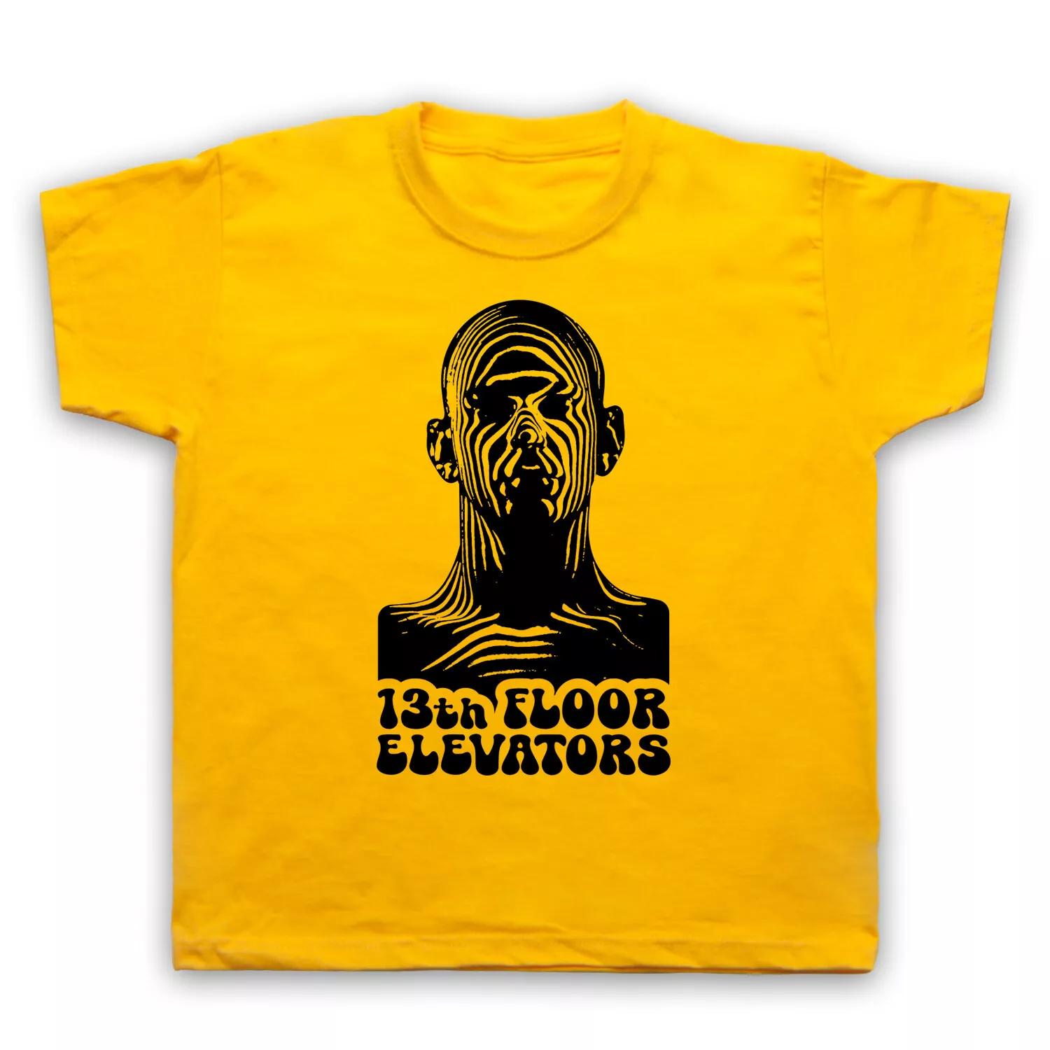 13TH FLOOR ELEVATORS MUSIC OF THE SPHERES PSYCHEDELIC ROCK KIDS CHILDS T-shirt 100