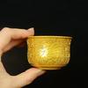 6pcs Auspicious Fu Embossed Tea Cup Zinc Zinc Alloy Offering Water Bowl Ritual Wine Cup  Temple