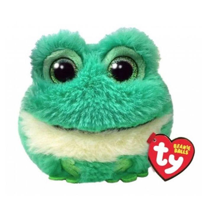 Peluche - TY - Gilly la grenouille - Yeux verts pailletés - 8 cm - Enfant