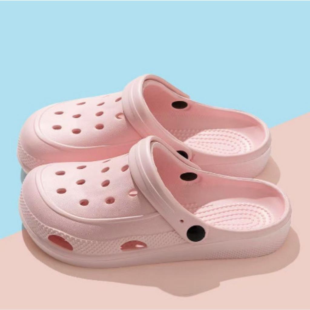 Sandalen - Leichte Sommer-Strand-Slipper mit dicker, gepolsterter Sohle, weicher runder Zehenpartie und minimalistischem Design für den Innen-/Außenbereich