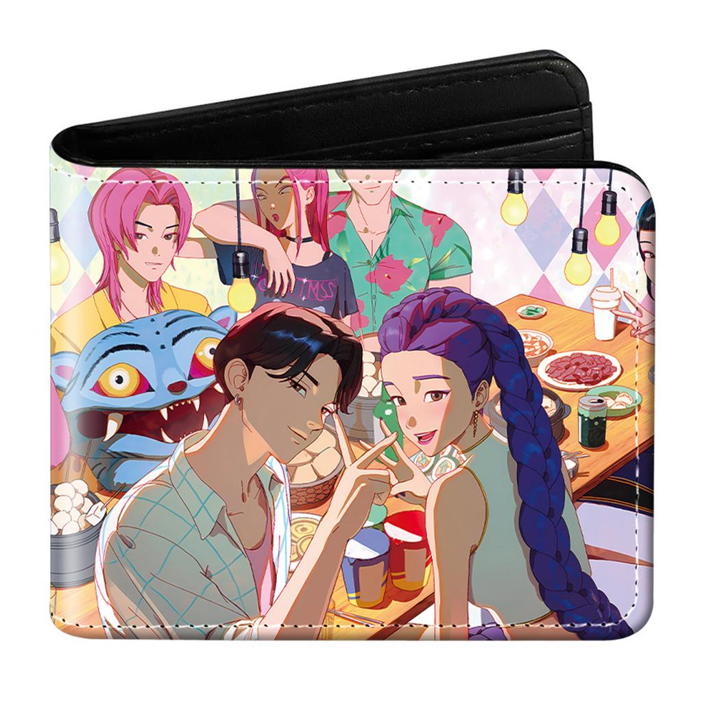 PU Leather Bifold Short Wallet, Animation Movie Peripheral Wallet, Fashionable And Exquisite Small Wallet