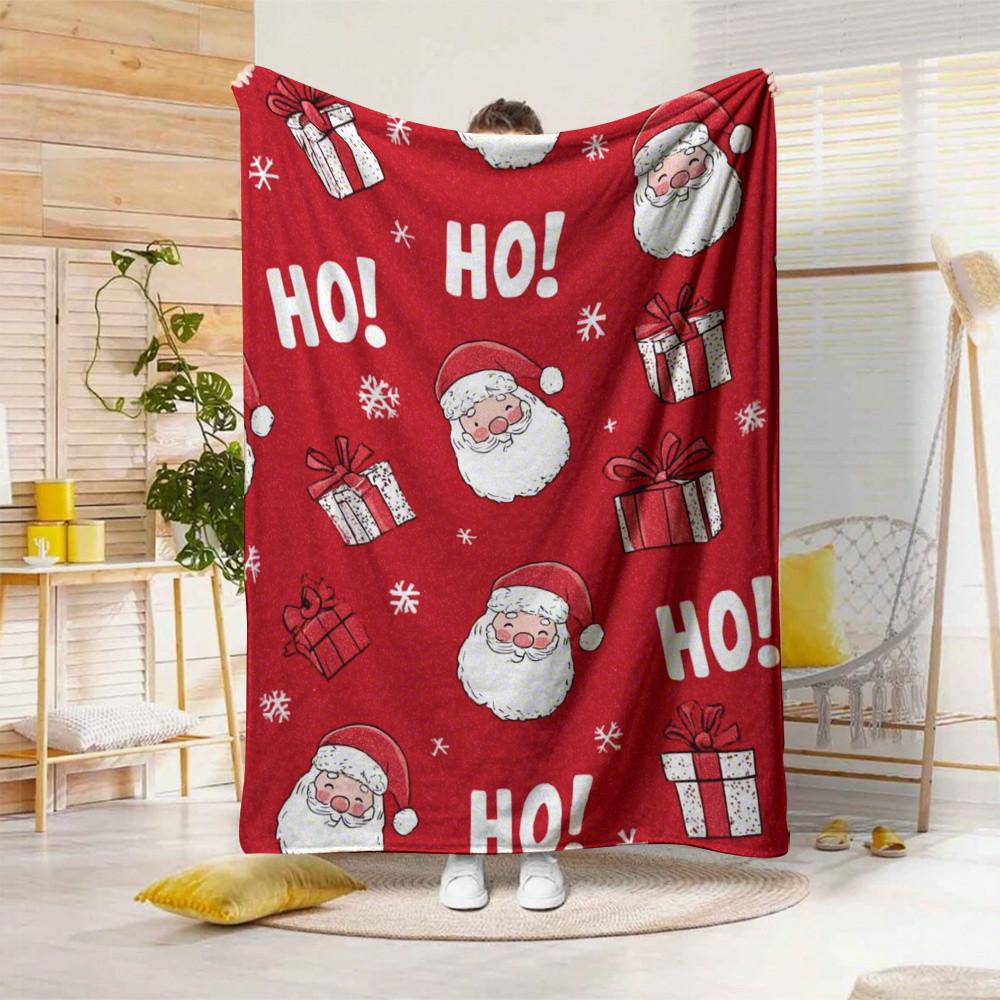 

Husky Print Blanket - 280gsm Cabin Style Throw 70x100cm білий