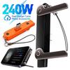 240W Type C Phone Charging Adapter Fast Charging OTG Type-C Male To USB-C Female Converter with Foldable Holder Bracket Adapter