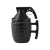 Kreative granatenförmige Scherz-Keramik-Kaffeetasse mit Deckel