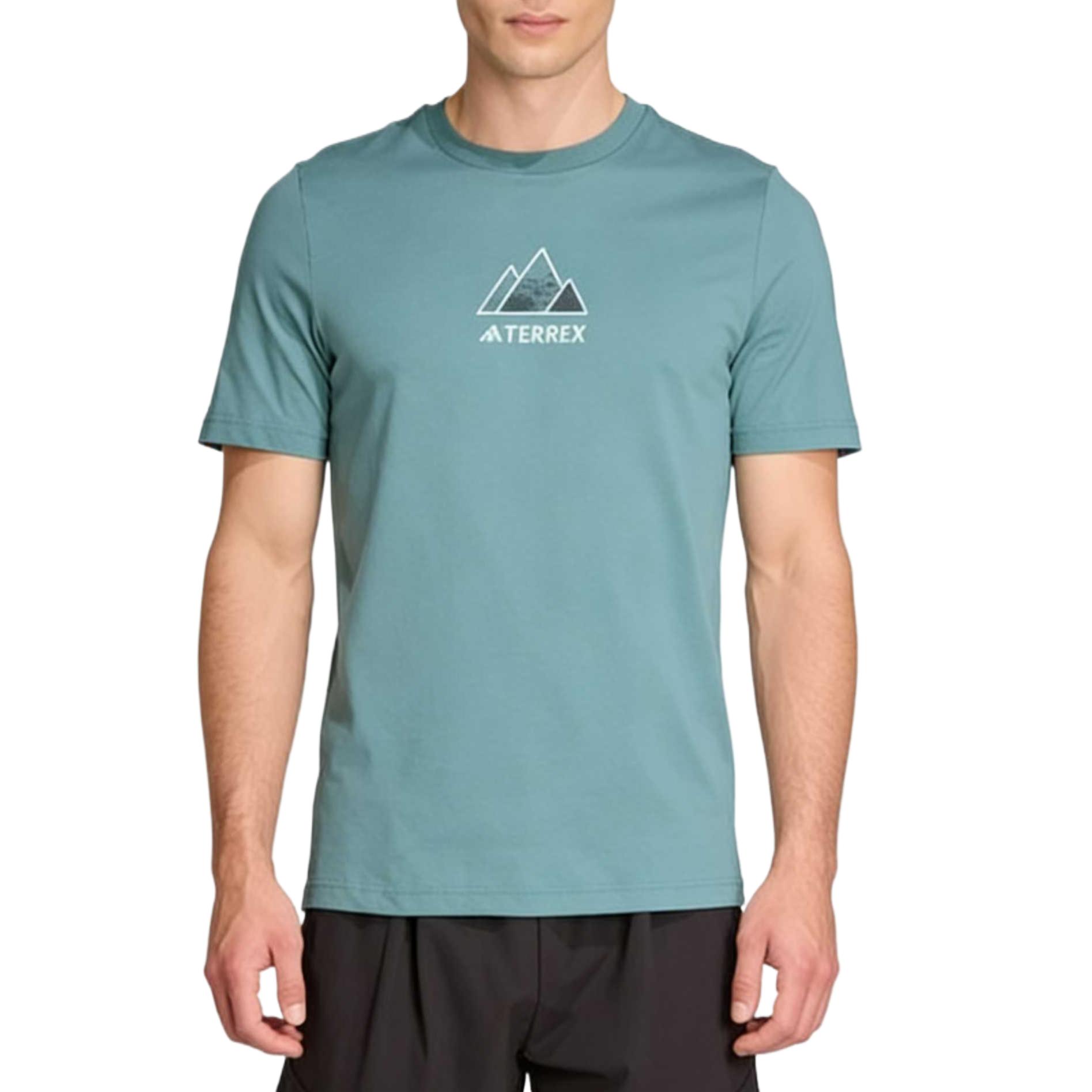 

Adidas FW/AW25 Terrex Outdoor Solid Color T-Shirt Men Tops JM6387 2XS