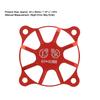 3Pcs Motor Cooling Fan Cover Black Red Blue 40x40mm Aluminium Alloy Light Weight RC Cooling Fan Cover for Motor ESC