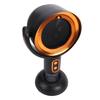 Smoke Fan USB Rechargeable Quiet Angle Adjustable Detachable Desktop Smoke Purifier for Kitchen Cooking BBQ Black and