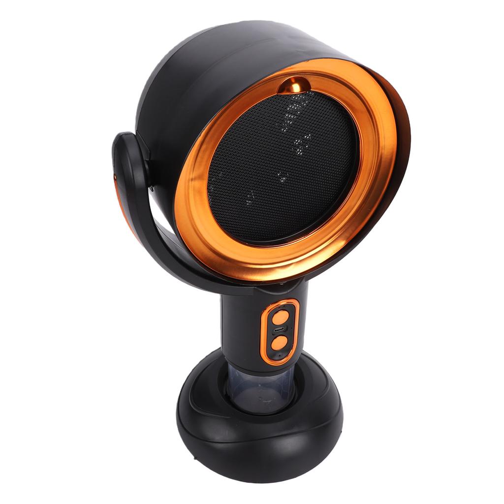 Smoke Fan USB Rechargeable Quiet Angle Adjustable Detachable Desktop Smoke Purifier for Kitchen Cooking BBQ Black and
