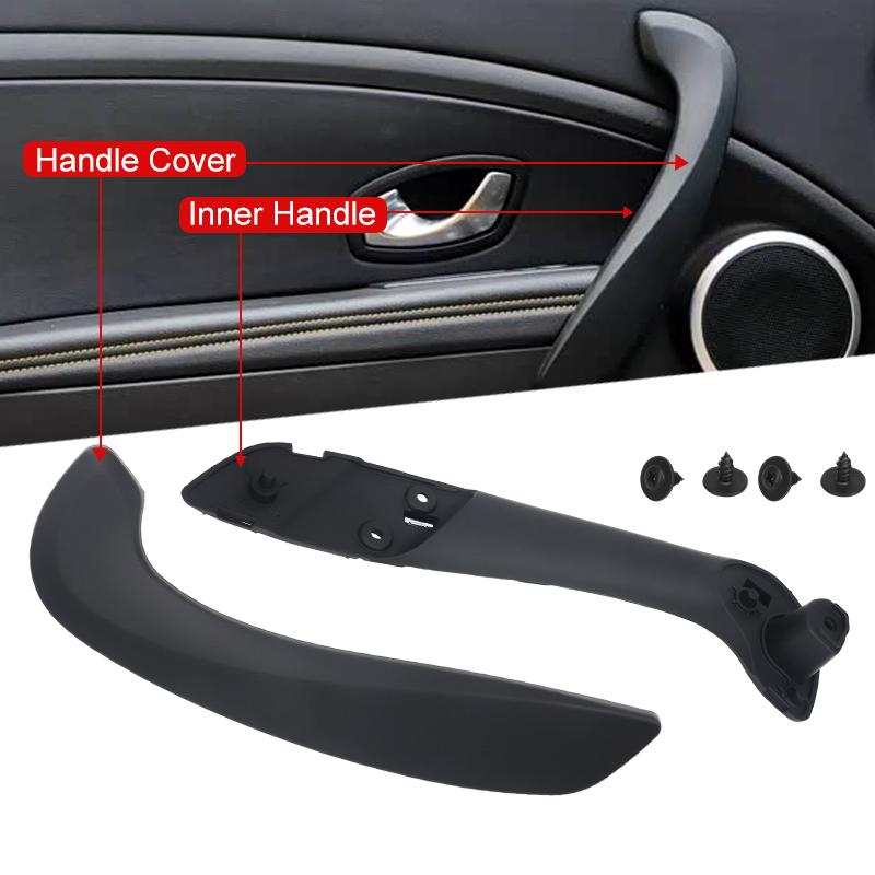 Left Right Door Handle Interior Door Grab Handle For Renault Megane 3 MK3 Fluence 2008-2016 809600015R 809540008R 197012651