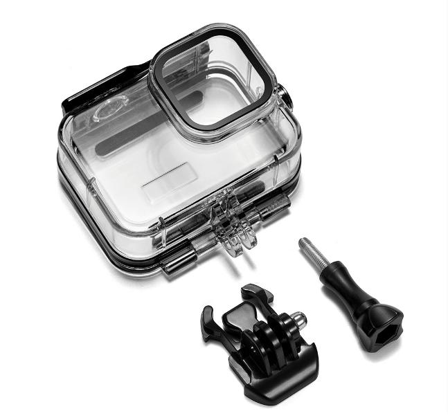 Waterproof Case for GoPro Hero 9/10/11, 60M/197FT Dive Housing Underwater Protective Cover, Replacement Diving Shell for GoPro 9 10 11 Accessories