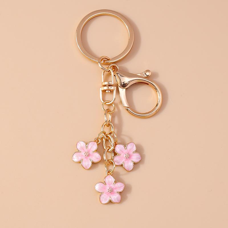 Niedlicher Emaille Sonnenblumen Schlüsselanhänger Frauen Mädchen Blume Schlüsselanhänger Anhänger für Handtaschen Deko DIY Handgefertigter Schmuck Geschenke