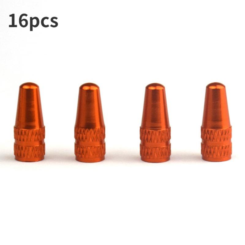 16pcs Aluminum Alloy Bicycle Tire Valve Cap Road Bike Covered Protector Road MTB Tyre Dustproof Valve