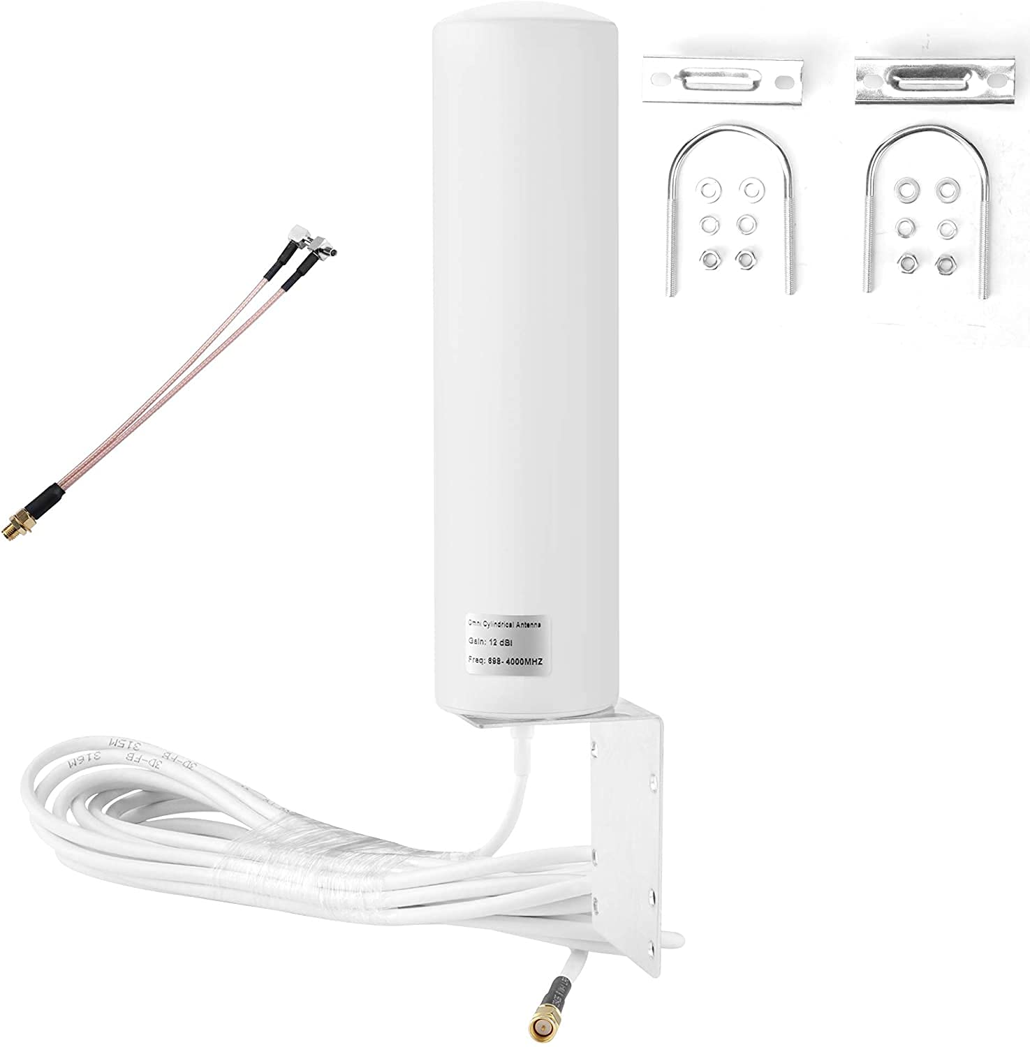 

Outdoor antenna antenna 360 degree omnidirectional reception with type male connector Waterproof Lightweight Easy installation Outdoor use чорний