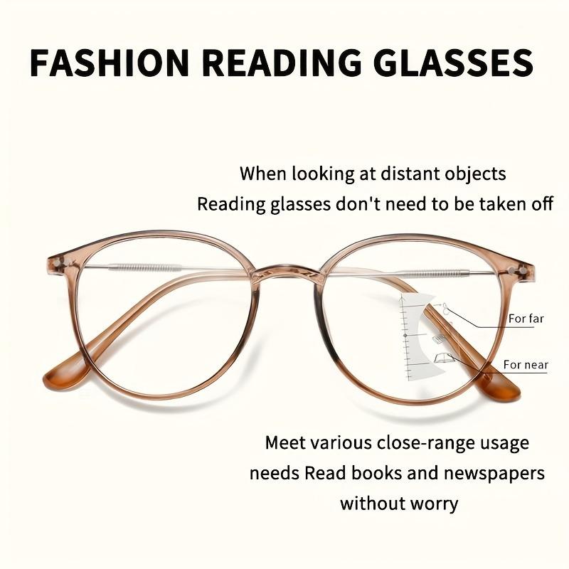 +100~+400 Reading Glasses for Women High Definition Fashionable and High-end Readers Anti-Fatigue High Definition