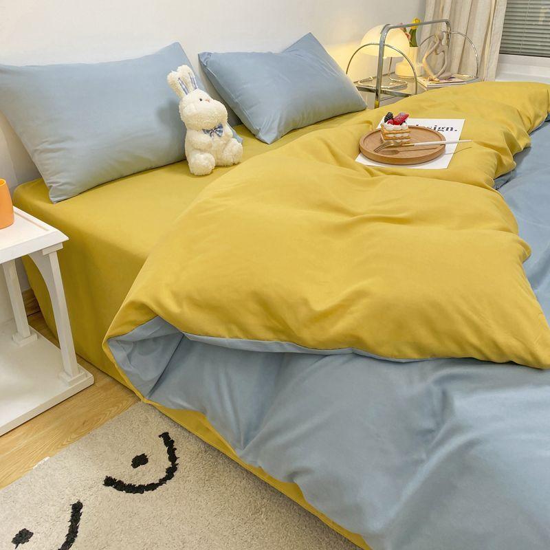 Duvet Cover Nordic Modern Fashion Washable Household Bedroom Dormitory Students Queen Bedding Skin-friendly Comfortable Textile