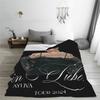 Custom Sofa Fleece German Singer Ayliva Throw Blanket Warm Flannel Blankets for Bedding Travel Couch Quilt