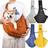 Cotton Comfortable Dog Bag Pet Out Crossbody Shoulder Bag Outdoor Travel Portable One Shoulder Bag Large Capacity