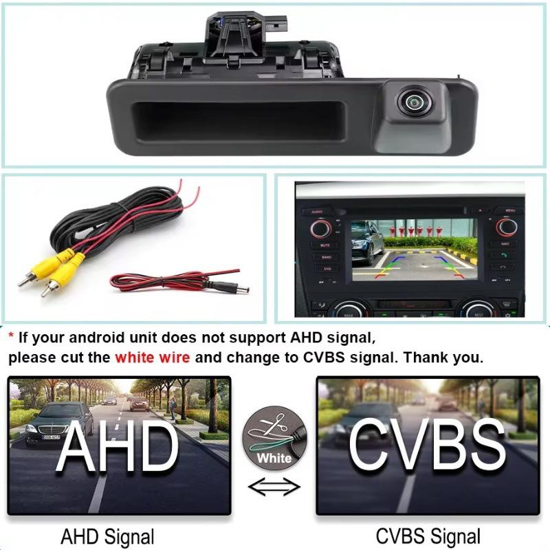 BMW Series & X Models High-Definition AHD 1080P Night Vision Waterproof Reversing Camera.