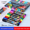 Erasable Whiteboard Markers, 12 Vibrant Colors for Teaching and Office Use, Easy Erase, Large Capacity