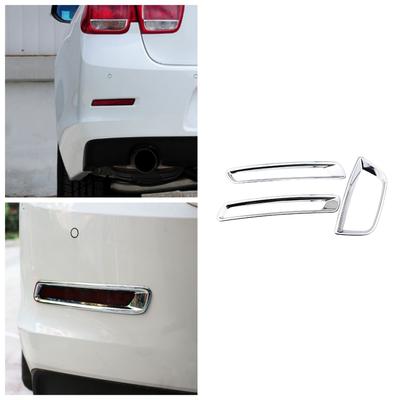 Rear Fog Lamp Fog Light Fog Lights Cover Trim Sticker for Chevrolet Malibu 2012 2013 2014 2015 Car ABS Chrome Accessories